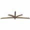Ekena Millwork Davenport Smooth Timber Gable Bracket, Douglas Fir, 96"W x 32"H x 3 1/2"D x 3 1/2"F, 8/12 Pitch GBW096X32X0404DAV00SDF - alternate 3